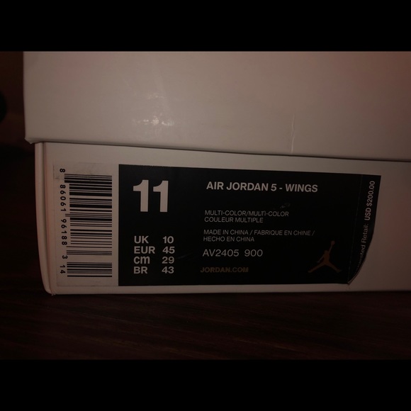 ***SOLD*** Air Jordan 5 Retro ‘Wings’ - Picture 5 of 8